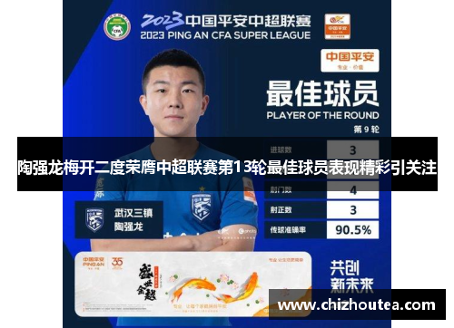 陶强龙梅开二度荣膺中超联赛第13轮最佳球员表现精彩引关注 陶强龙梅开二度荣膺中超联赛第13轮最佳球员表现精彩引关注