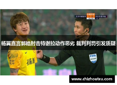 杨翼直言郭皓肘击特谢拉动作恶劣 裁判判罚引发质疑